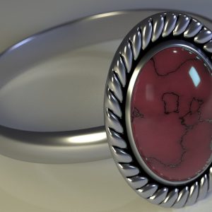 Aqeeq Chandi Ring for Men — Classic Oval